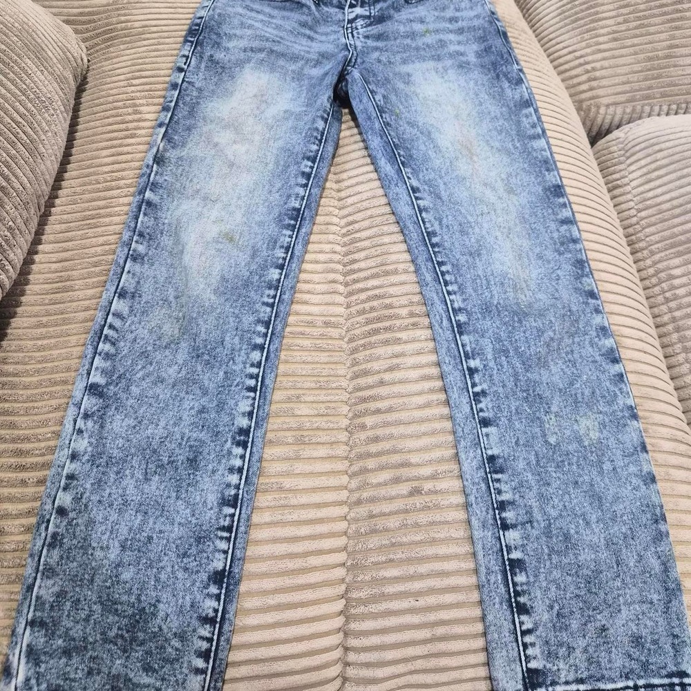 Project Civility Boys Acid Wash Straight Leg Stretch Jeans Size 10